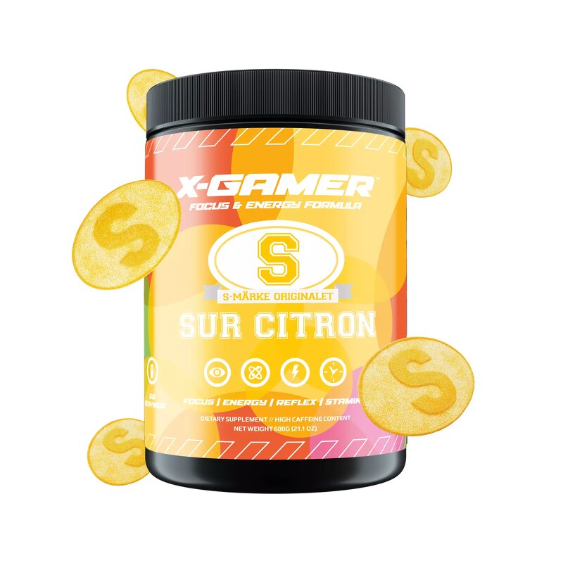 X-GAMER X-Tubz Sura S Lemon 600g