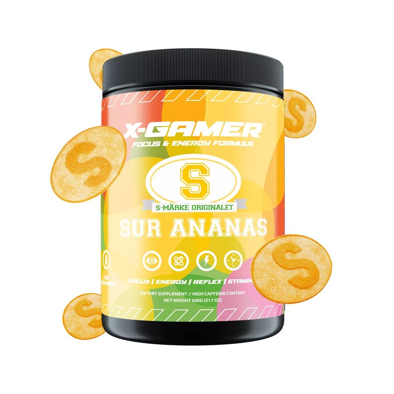 X-GAMER X-Tubz Sura S Pineapple 600g