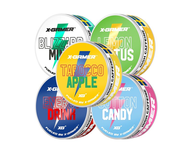 X-GAMER Pouch Energy Flavour Variety 5-Pack