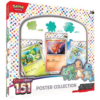 Pokemon Scarlet & Violet 3.5: 151  Poster Box