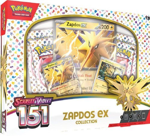 Pokemon Scarlet & Violet 3.5: 151 Zapdos EX Collection