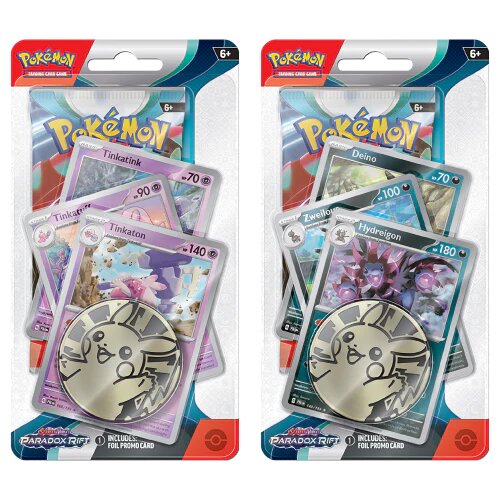 Pokemon Scarlet & Violet 4: Paradox Rift Premium Checklane Booster