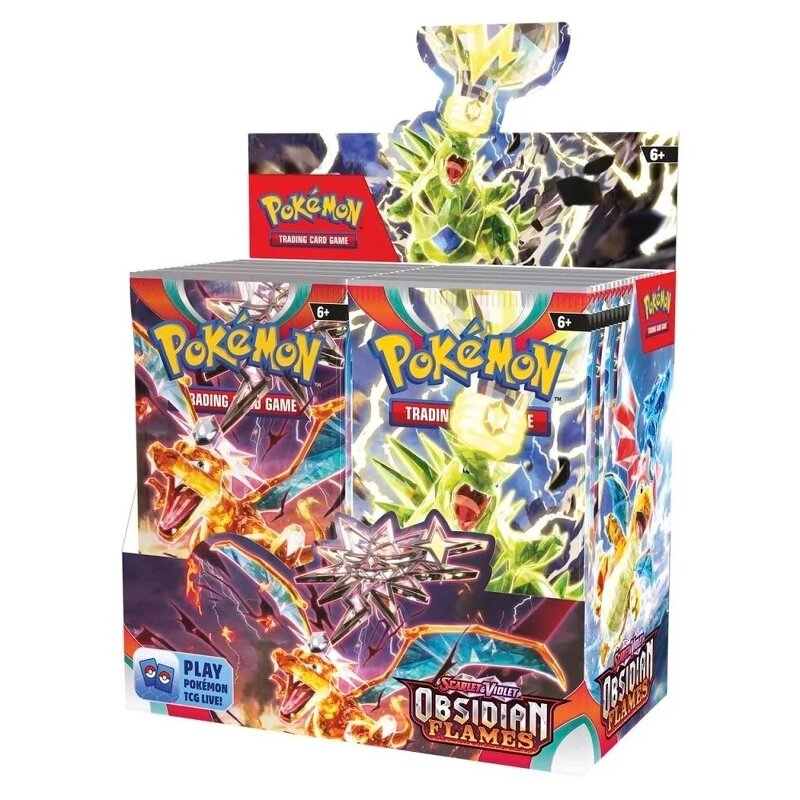 Läs mer om Pokemon Scarlet & Violet 3: Obsidian Flames Display (36 boosters)