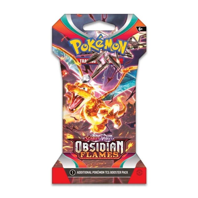 Pokemon Scarlet & Violet 3: Obsidian Flames Sleeved Booster Box (24 boosters)
