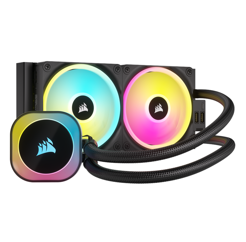 Product Image for Corsair iCUE Link H100i RGB 240mm Radiator Liquid CPU Cooler