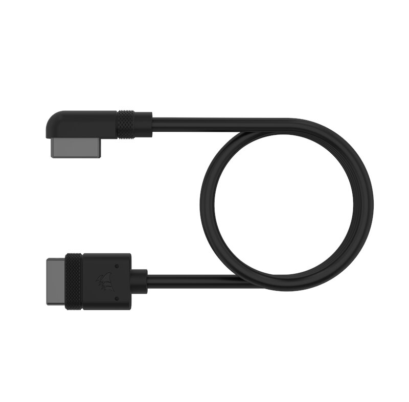 Corsair iCUE Link Slim Cable 1x 600mm (straight / slim 90° connector)