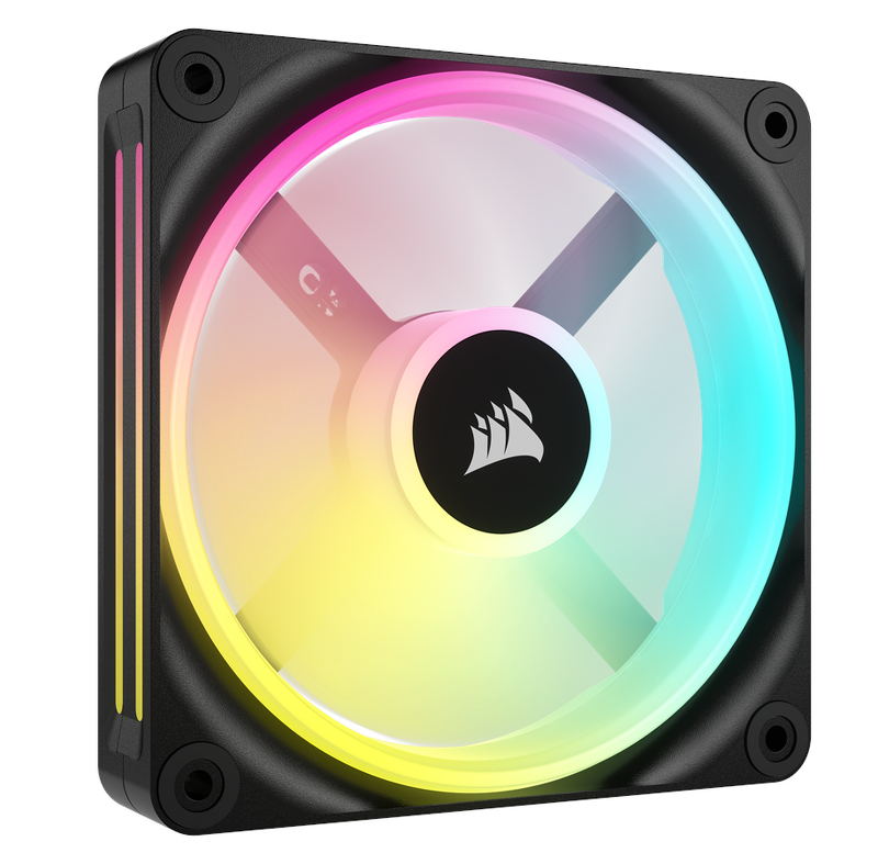 Product Image for Corsair QX120 / iCUE-RGB / PWM / 120MM / 1-pack - Svart