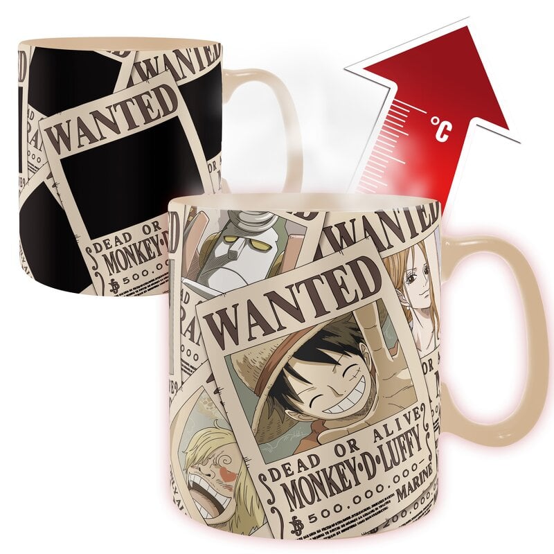One Piece – Mug Heat Change – 460 ml – Wanted