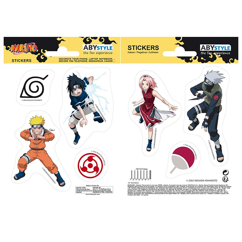 Naruto - Stickers - 16x11cm - Team 7