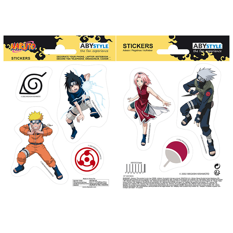 Product Image for Naruto - Stickers - 16x11cm - Team 7
