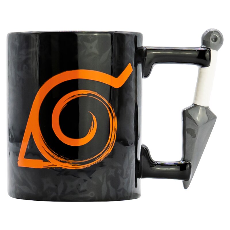 Läs mer om Naruto Shippuden - Mug 3D handle - Kunai Konoha