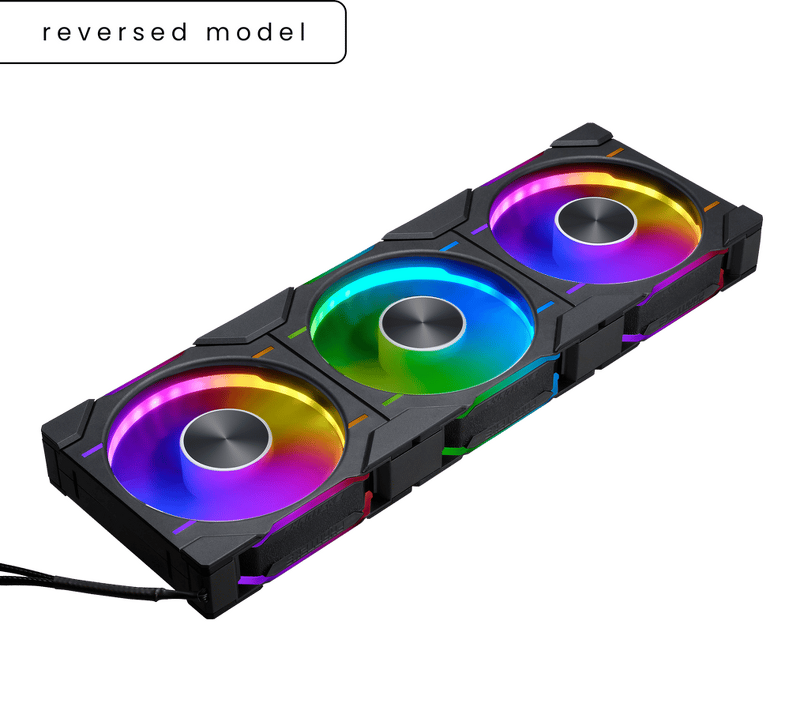 Product Image for Phanteks D30 / 120mm / PWM / Reversed / DRGB / 3-pack - Svart