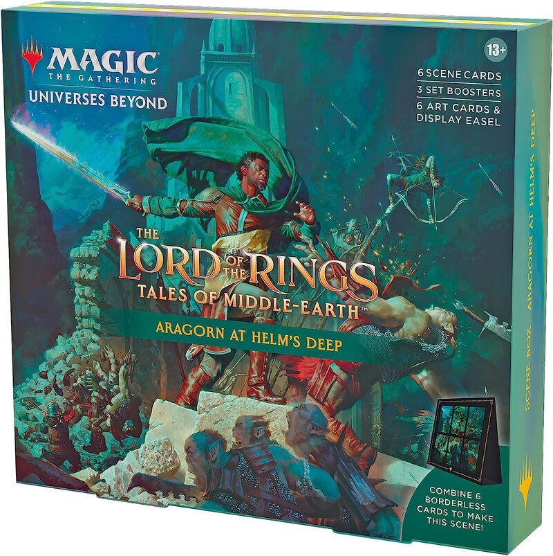 Läs mer om Magic the Gathering: Lord of the Rings Scene Box - Aragorn at Helm’s Deep