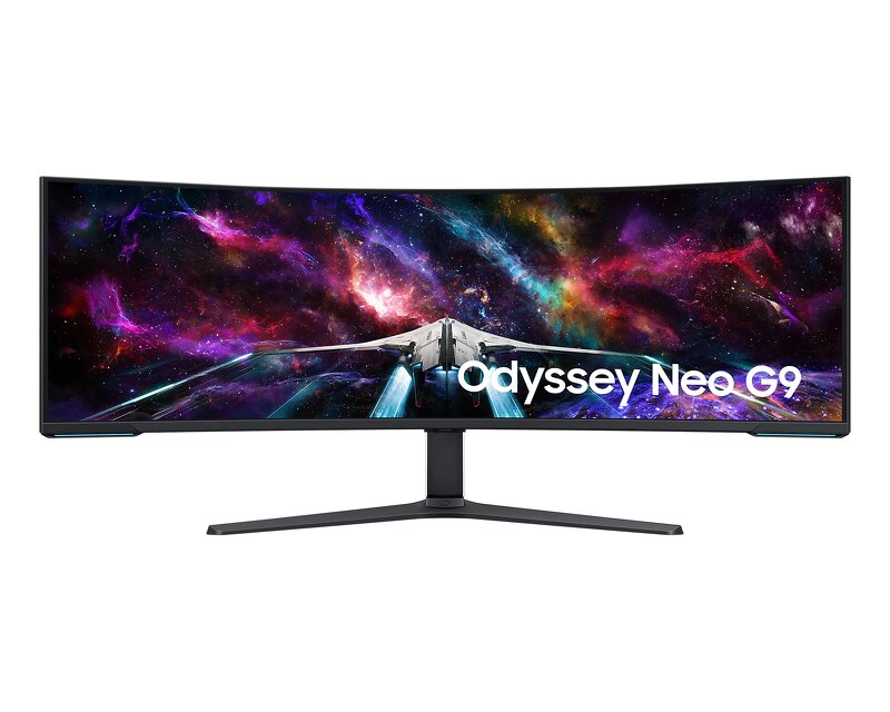 Samsung Odyssey G9 G95SC Curved / 57" / MiniLED / 7680 x 2160 / 240 Hz / 0,03ms / DP / DSC / VESA