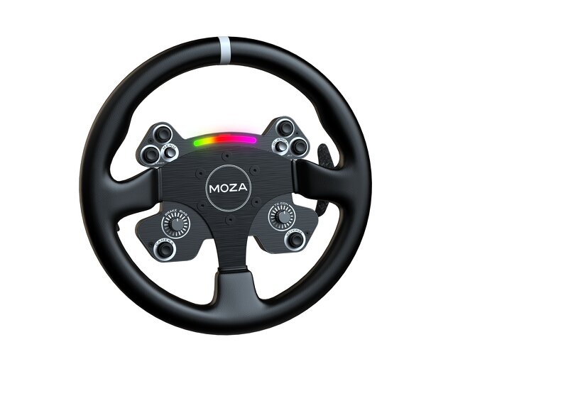 Läs mer om MOZA CS V2 Steering Wheel - Leather (33 cm)