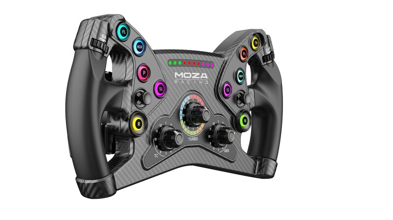 Läs mer om MOZA KS Formula Steering Wheel - 300mm butterfly style GT wheel