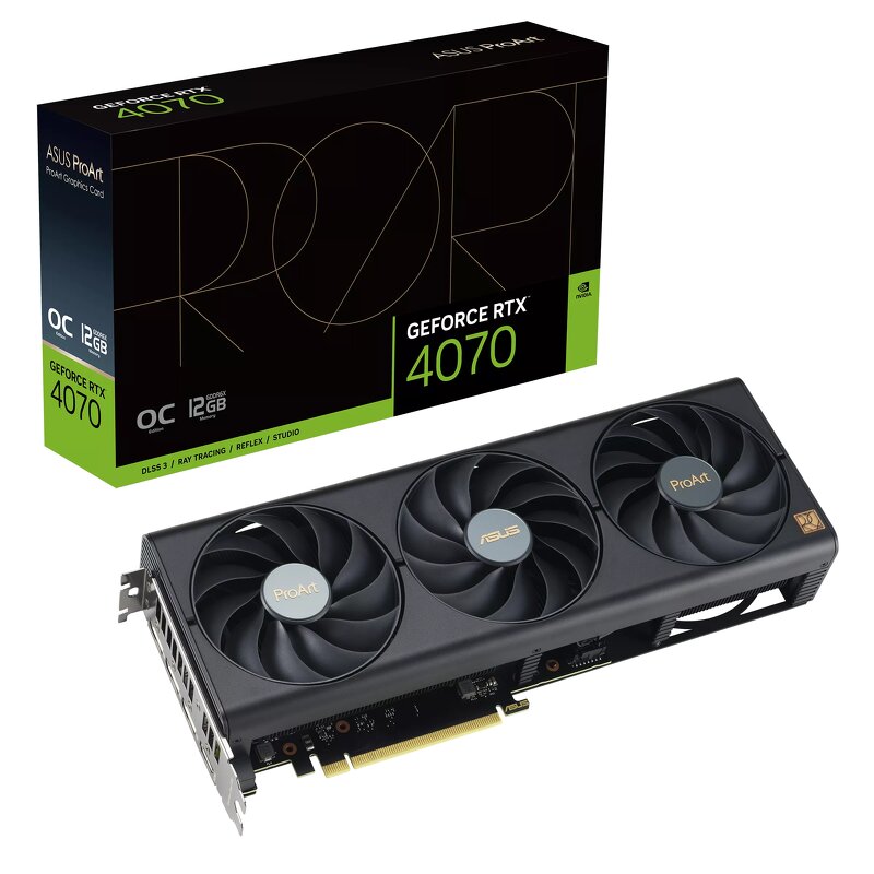 Läs mer om ASUS ProArt GeForce RTX 4070 12GB GDDR6X OC Edition