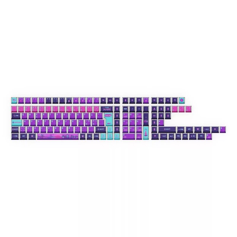 Keychron PBT Full Keycap Set - Pixel Universe 141 Keys ISO Nordic
