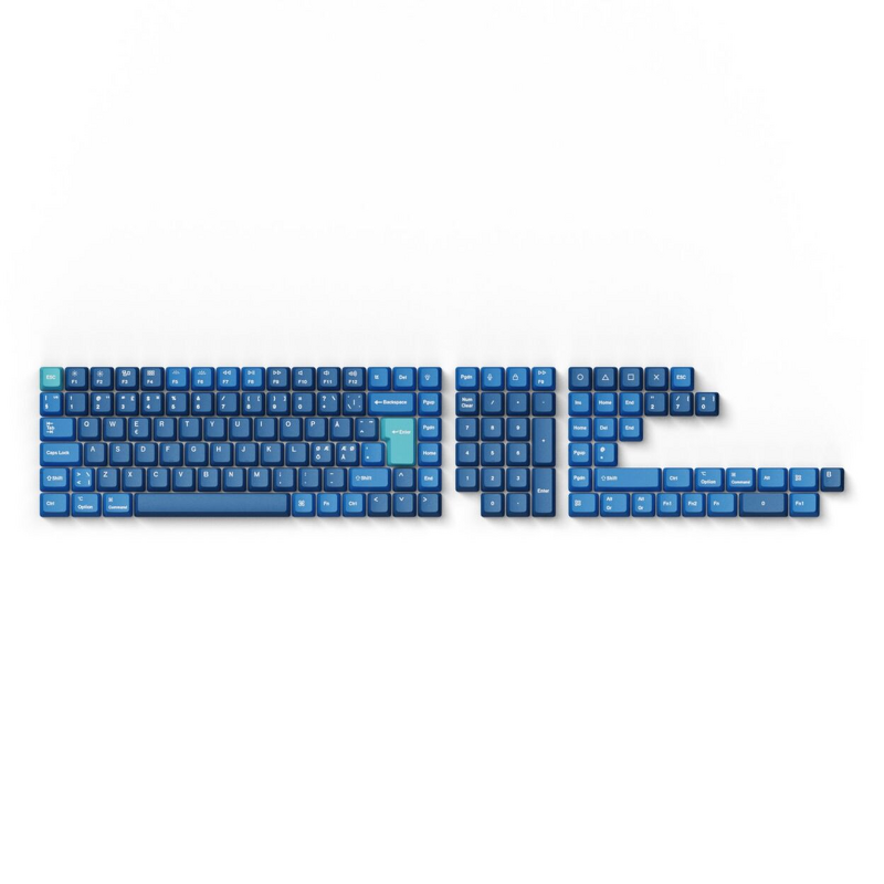 Product Image for Keychron PBT Full Keycap Set - Ocean 141 Keys ISO Nordic