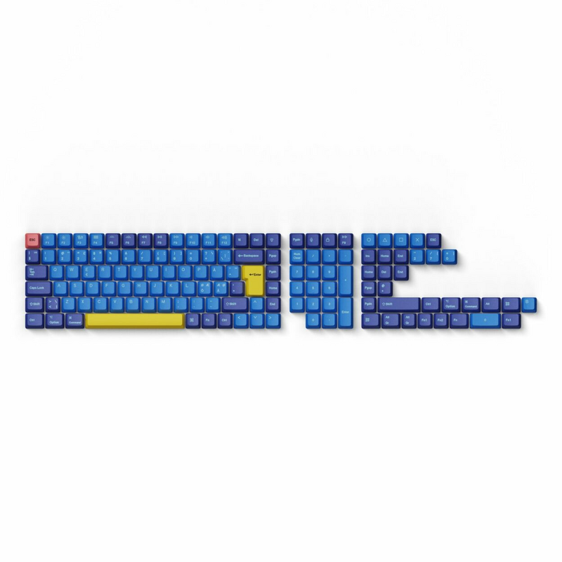 Product Image for Keychron PBT Full Keycap Set - Beach 141 Keys ISO Nordic