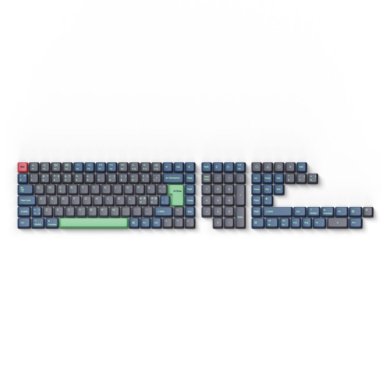 Product Image for Keychron PBT Full Keycap Set - Hacker 141 Keys ISO Nordic