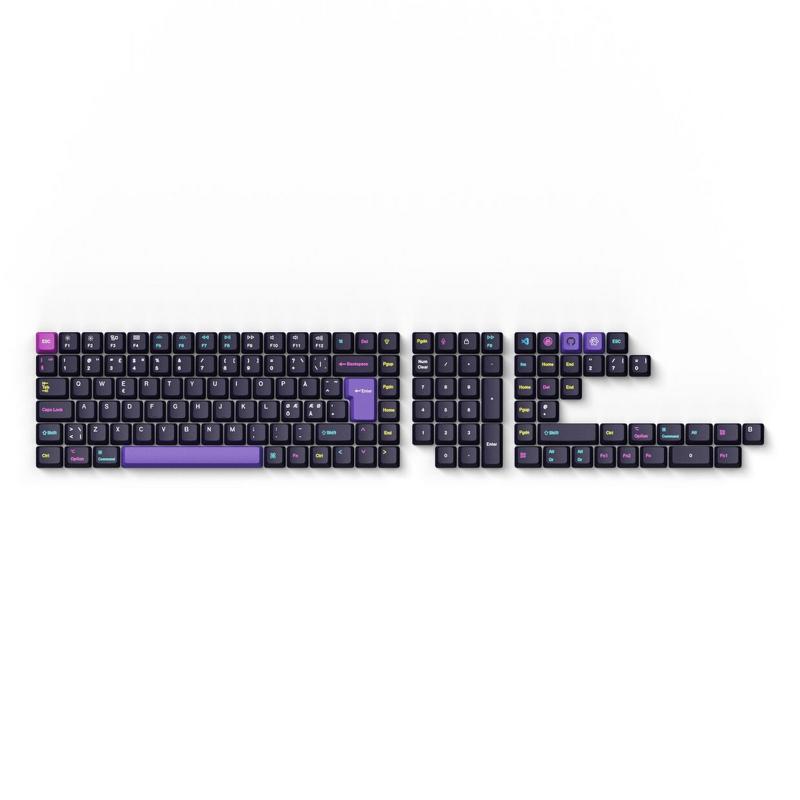 Product Image for Keychron PBT Full Keycap Set - Developer 141 Keys ISO Nordic