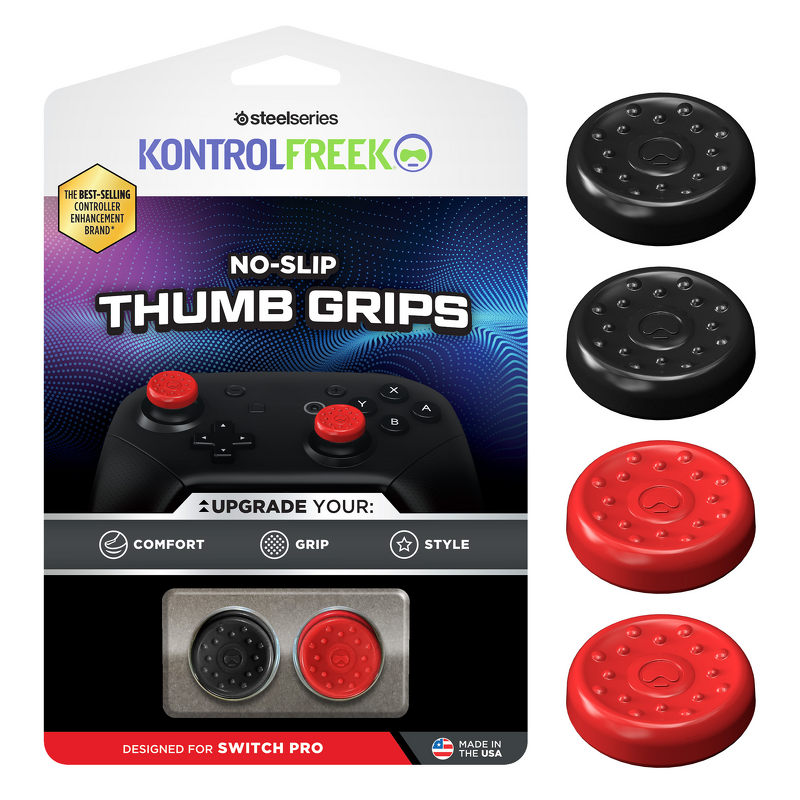 Product Image for KontrolFreek Universal No-slip Thumbgrip 4-pack Switch Pro