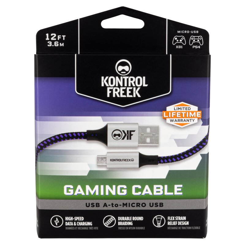 KontrolFreek PS4 Charging cable (3,6m)