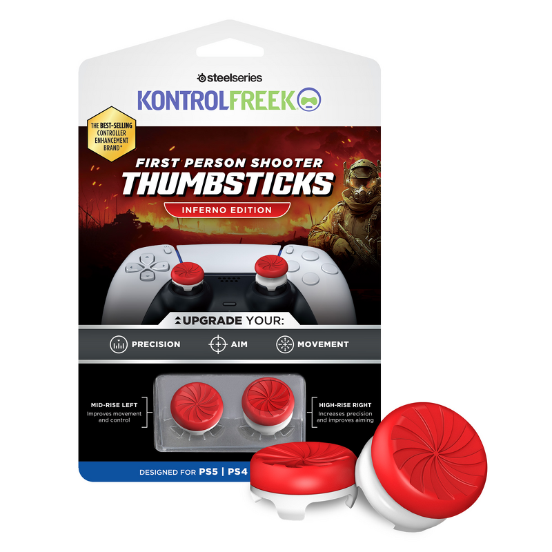 Product Image for KontrolFreek FPS - Inferno Red/White - PS5