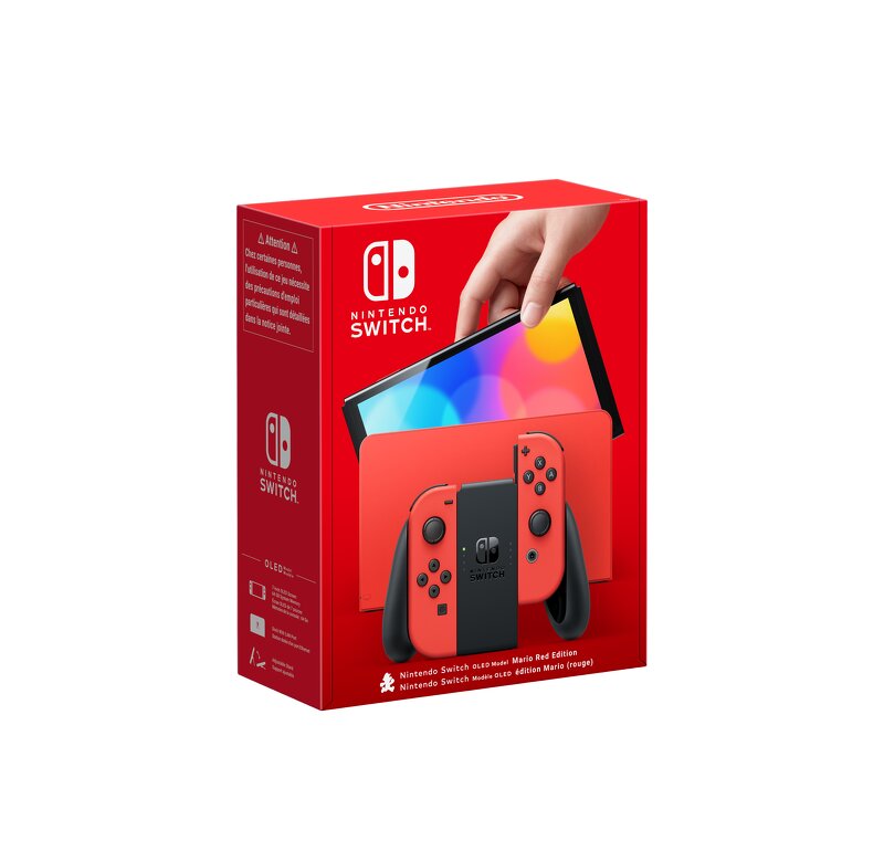 Nintendo Switch OLED Model Mario Red