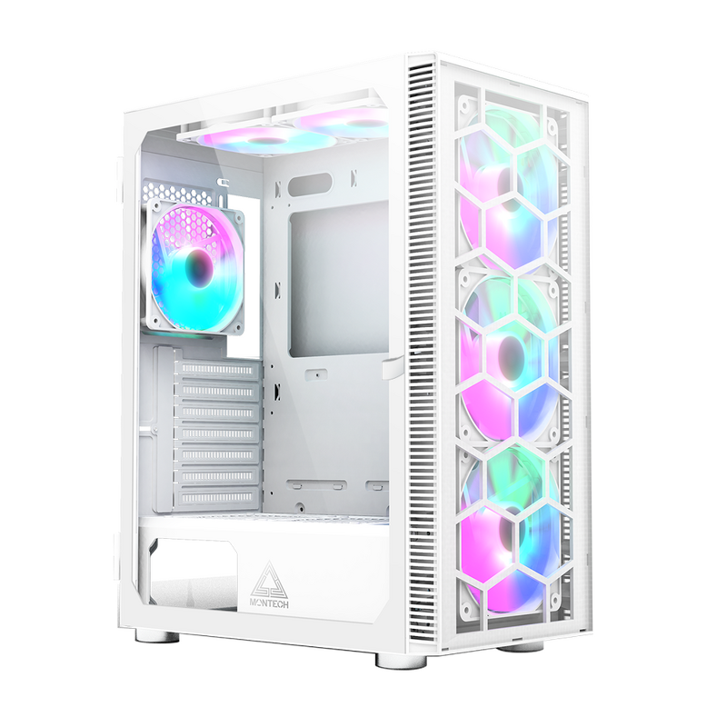 Product Image for Montech X3 Glass - White
