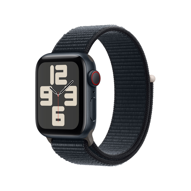Product Image for Apple Watch SE GPS + Cellular 40mm / Midnight Aluminium Case med Midnight Sport Loop