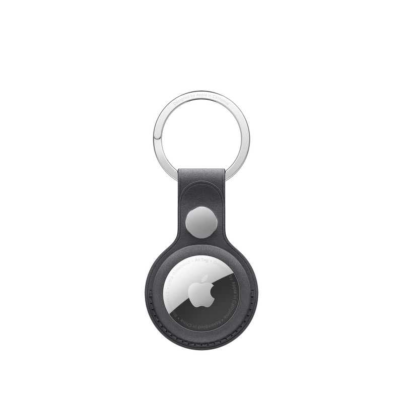 Product Image for Apple AirTag FineWoven Key Ring - Black
