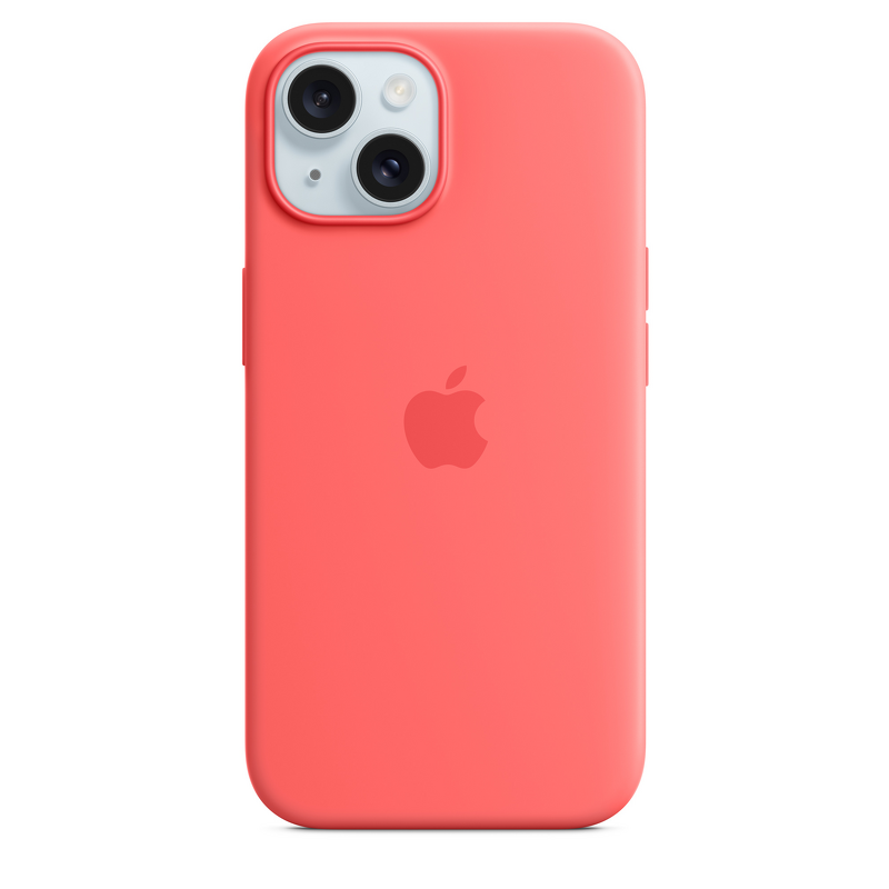 Product Image for Apple iPhone 15 Silicone Case med MagSafe - Guava