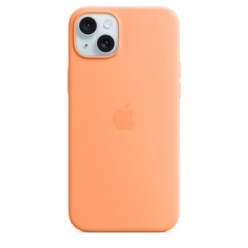 Product Image for Apple iPhone 15 Plus Silicone Case med MagSafe - Orange Sorbet