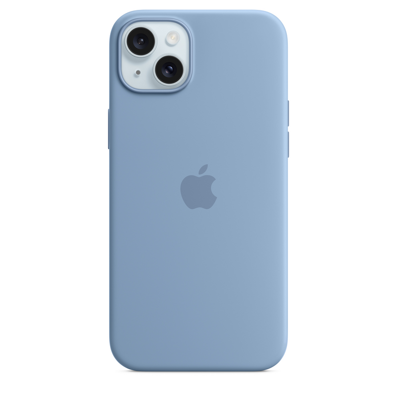 Product Image for Apple iPhone 15 Plus Silicone Case med MagSafe - Winter Blue