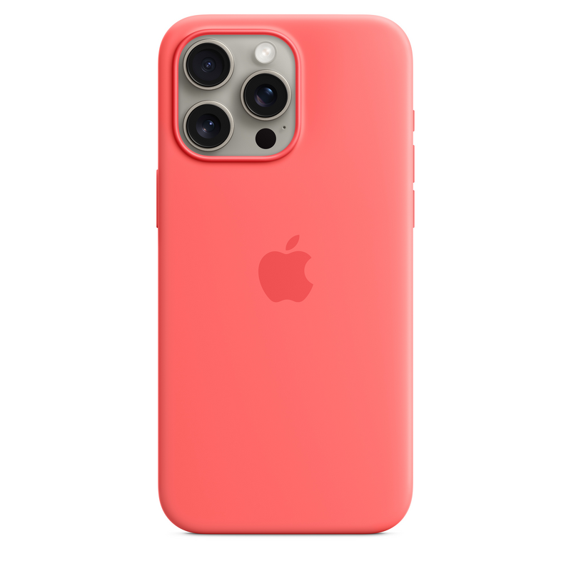Product Image for Apple iPhone 15 Pro Max Silicone Case med MagSafe - Guava