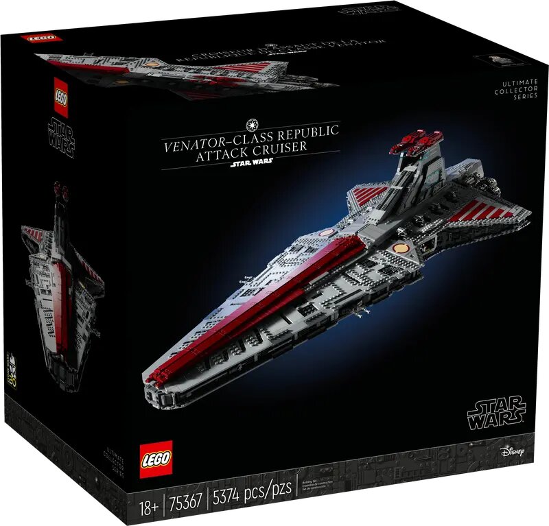 Läs mer om LEGO Star Wars Venator-Class Republic Attack Cruiser 75367
