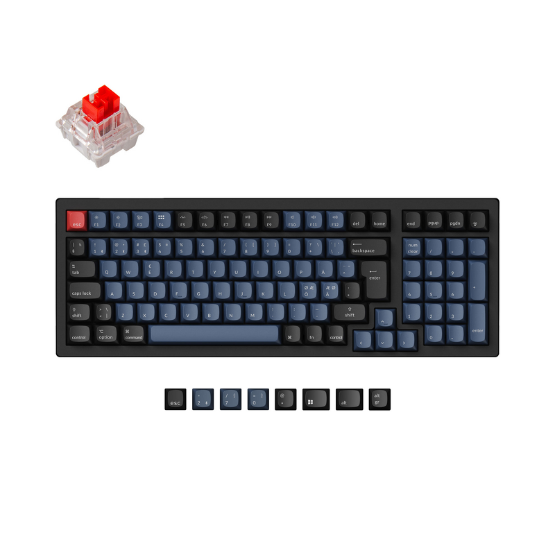 Product Image for Keychron K4 Pro QMK/VIA RGB Hot Swap K Pro Red
