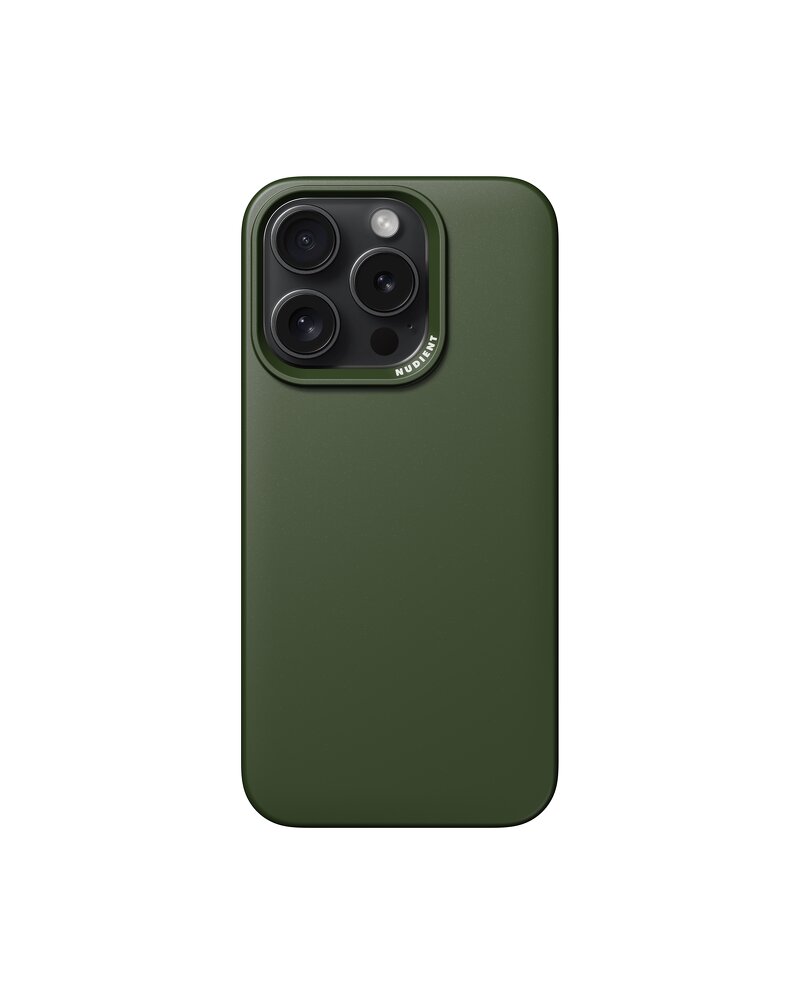 Nudient Thin iPhone 15 Pro MagSafe - Pine Green