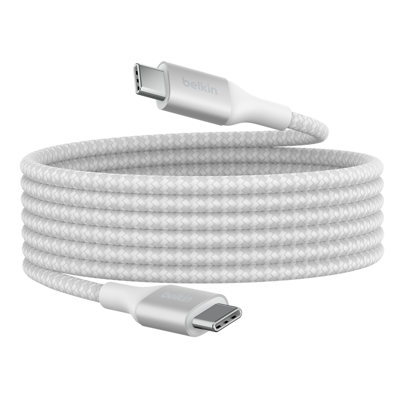 Product Image for Belkin BoostCharge-snabbladdningskabel för USB-C till USB-C, 2m med 240W Power Delivery - Vit