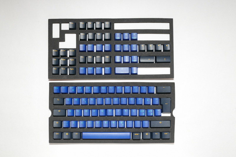 Product Image for Ducky Horizon Keycap Set - double shot PBT - Navy Blue