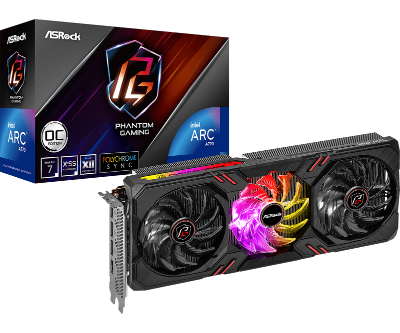 Product Image for ASRock Intel Arc A770 16GB Phantom Gaming OC