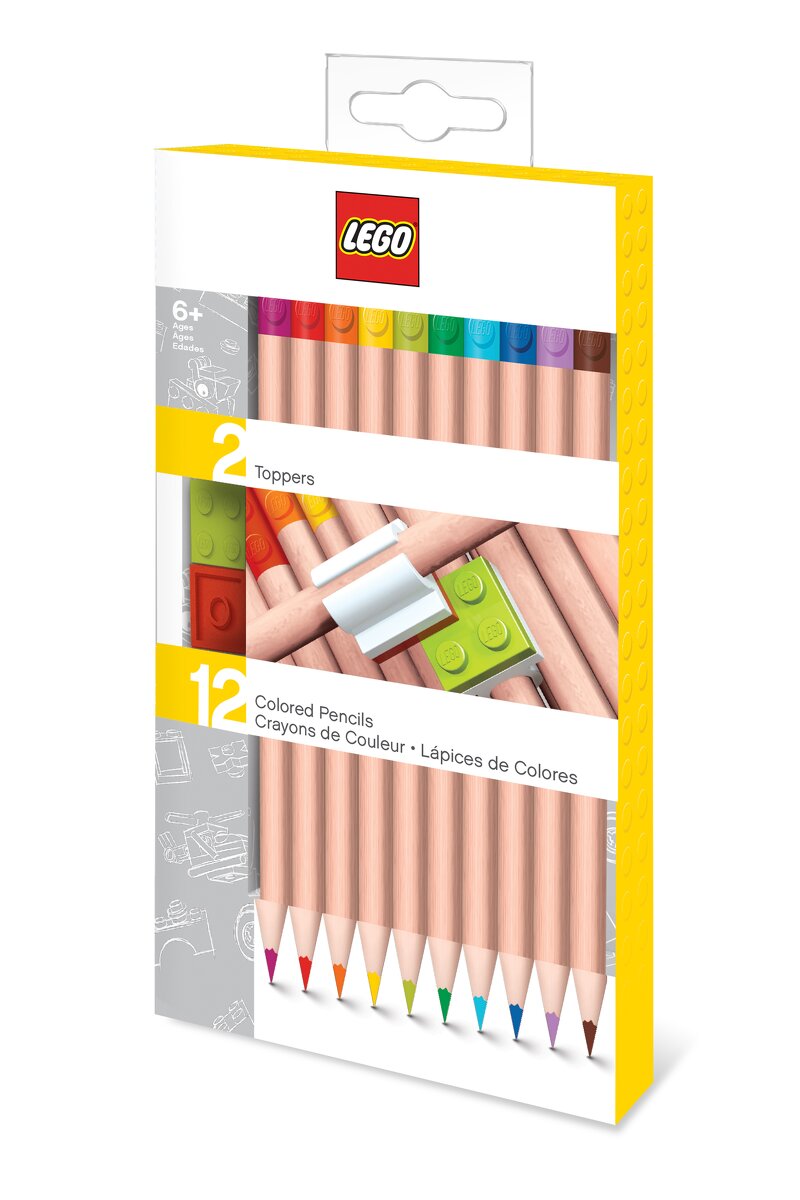 Läs mer om LEGO Färgpennor av trä 12p