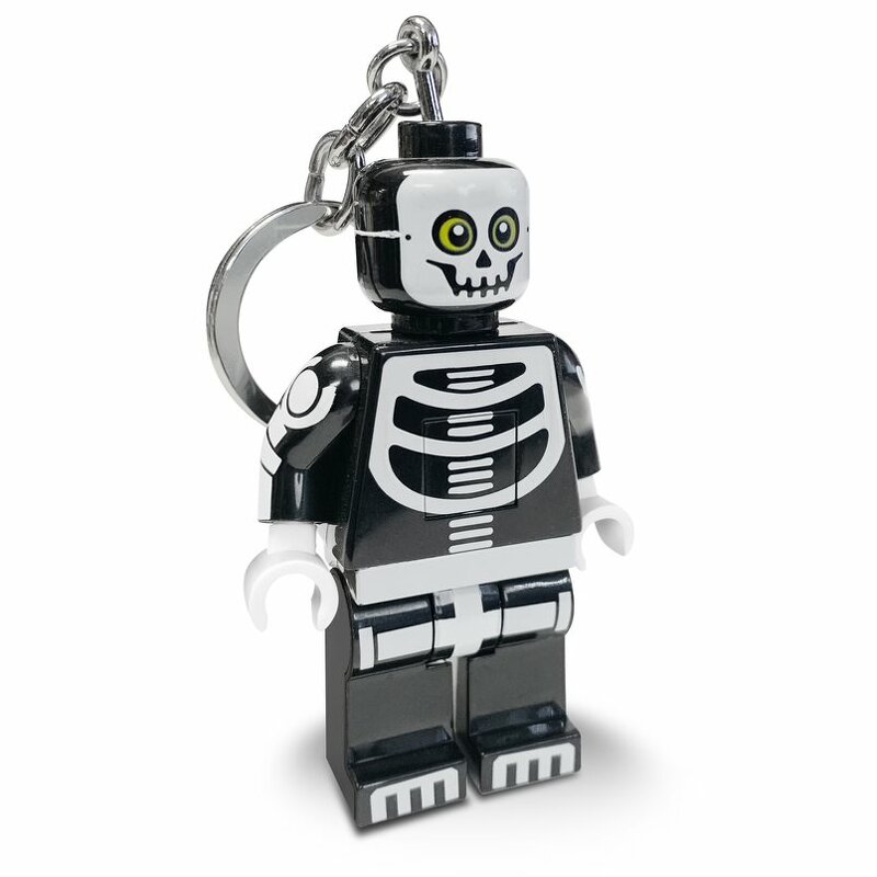 Läs mer om LEGO Nyckelring med ficklampa - Skelett