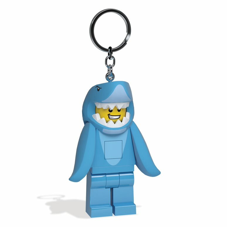 Läs mer om LEGO Nyckelring med ficklampa - Shark Guy