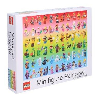 Läs mer om LEGO Pussel 1000 bitar - Minifigurer regnbåge