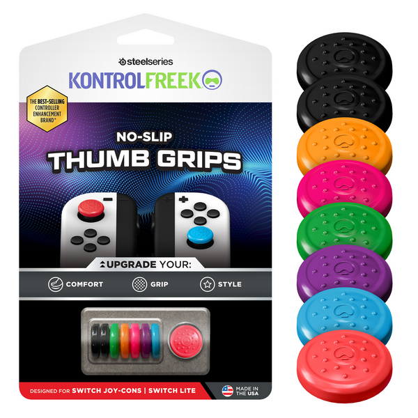 Product Image for KontrolFreek Universal No-slip Thumbgrip 8-pack Switch Joy-Con