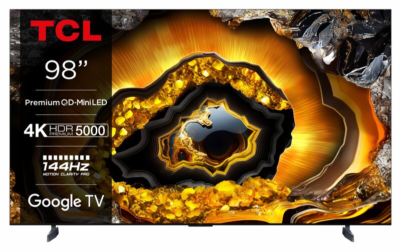TCL 98″ 98X955 / 4K / QD-Mini LED / 144 Hz / Smart Google TV