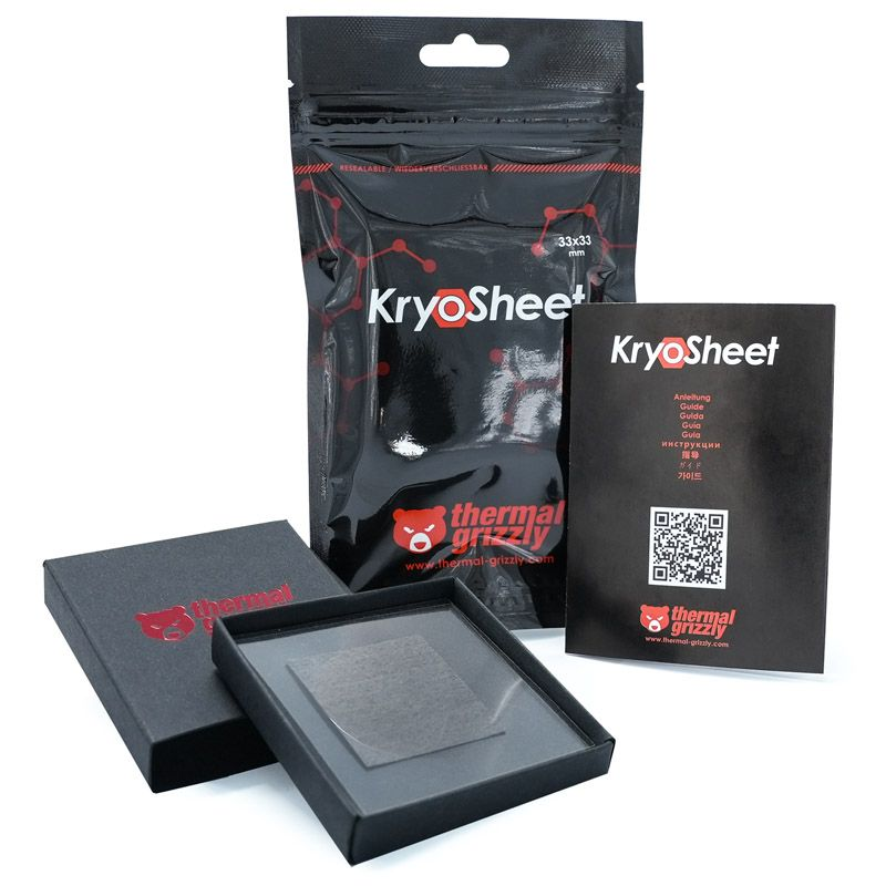 Product Image for Thermal Grizzly KryoSheet Thermal Pad - 33 x 33mm